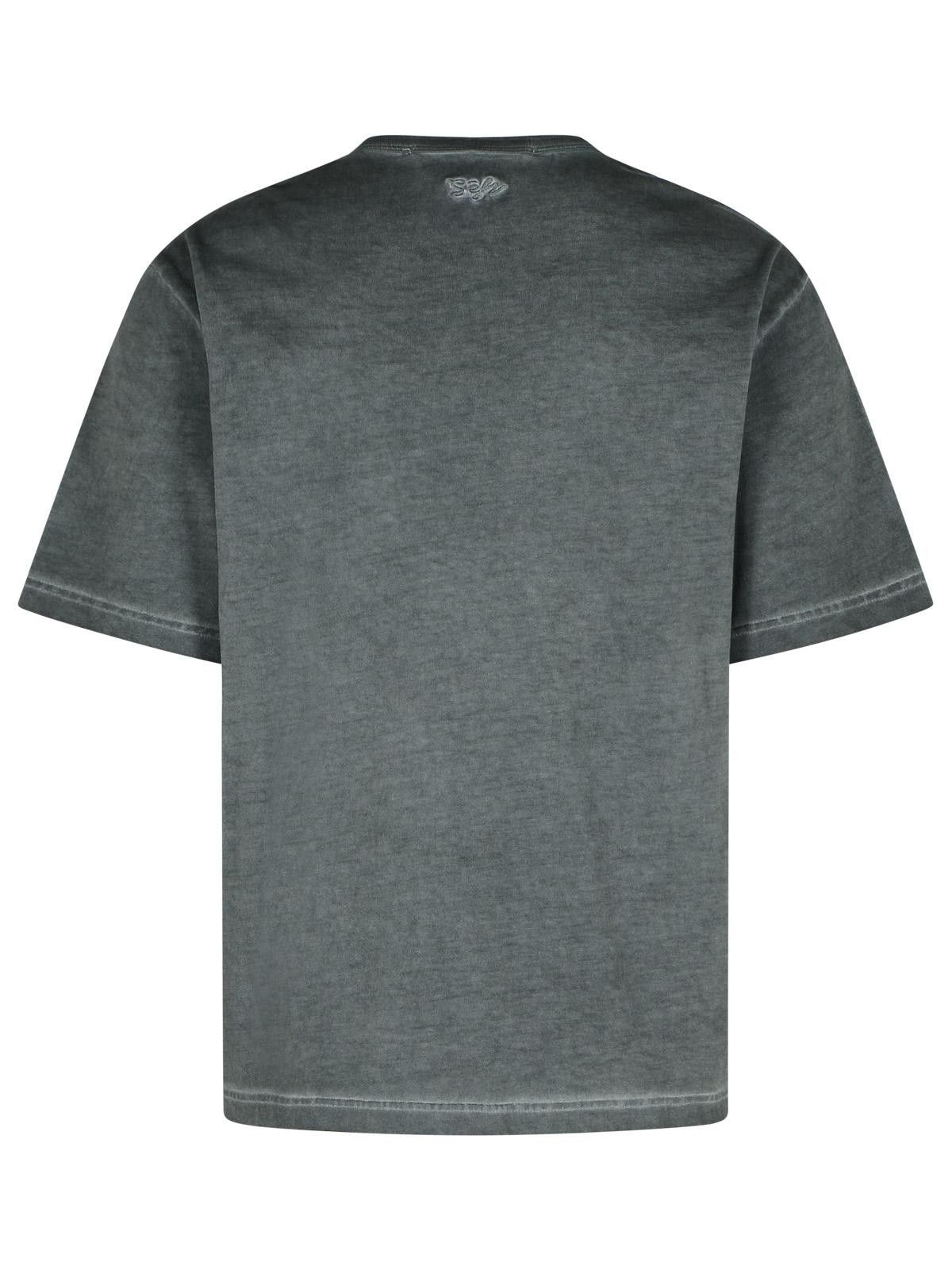 SEFR 'Mauro' Grey Cotton T-Shirt