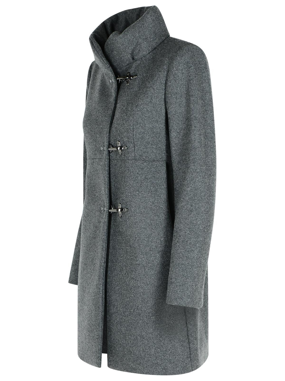 Fay FAY Graphite Wool Blend Coat Size XS / US 0-2 / IT 36-38 - 2 Thumbnail