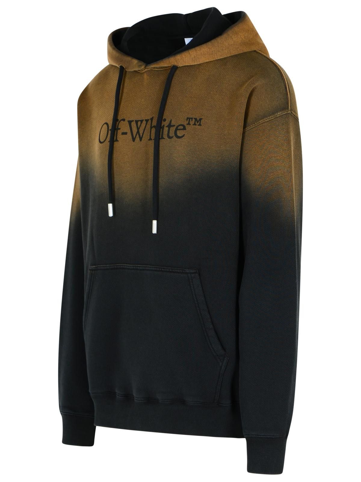 Off-White OFF-WHITE 'Laudry Diagonal' Dirty Black Cotton Sweatshirt Size US S / EU 44-46 / 1 - 2 Thumbnail