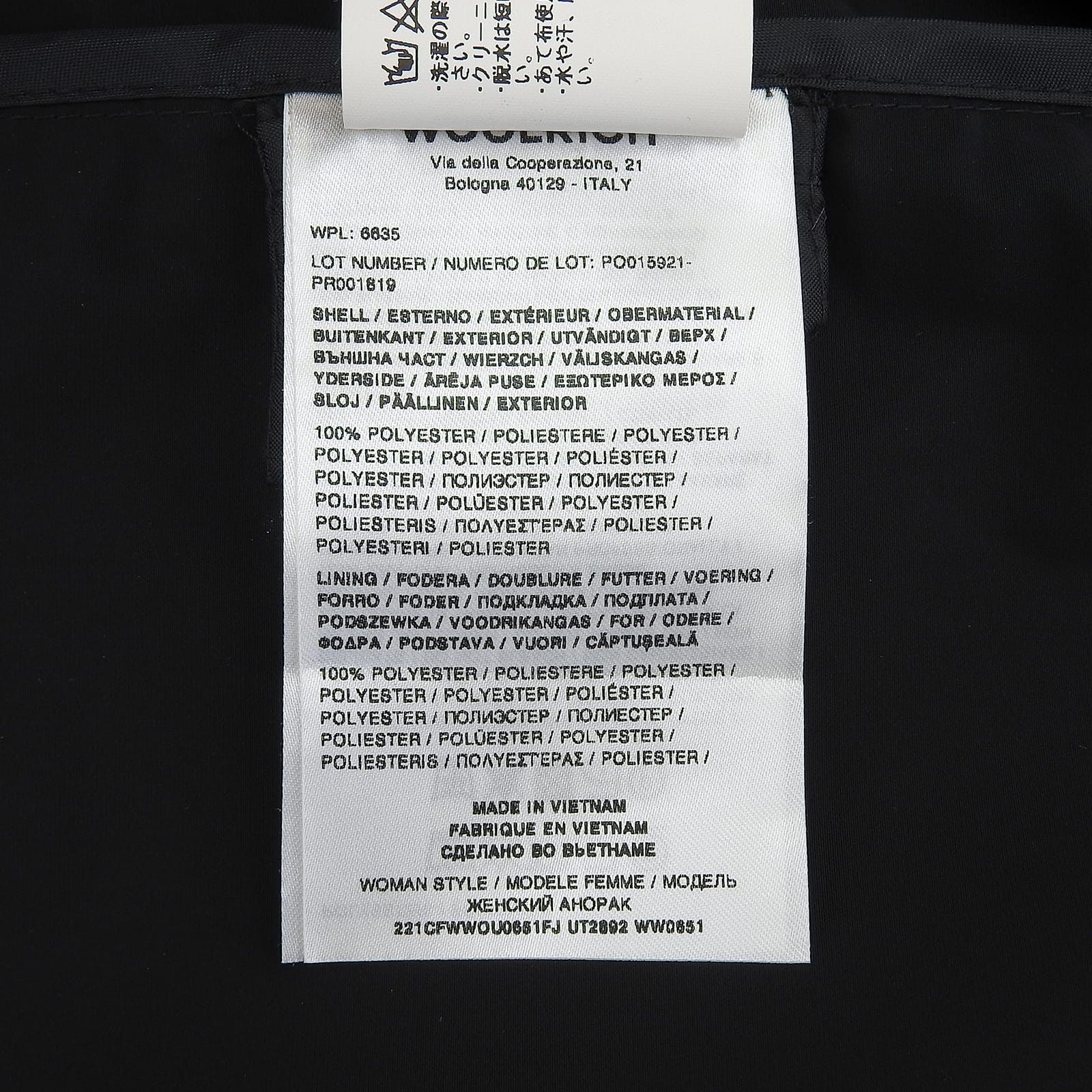 Other Other Woolrich Anorak Wool Coat Others Outerwear WWOU0651 DUTY FREE for USA Size ONE SIZE - 8 Thumbnail