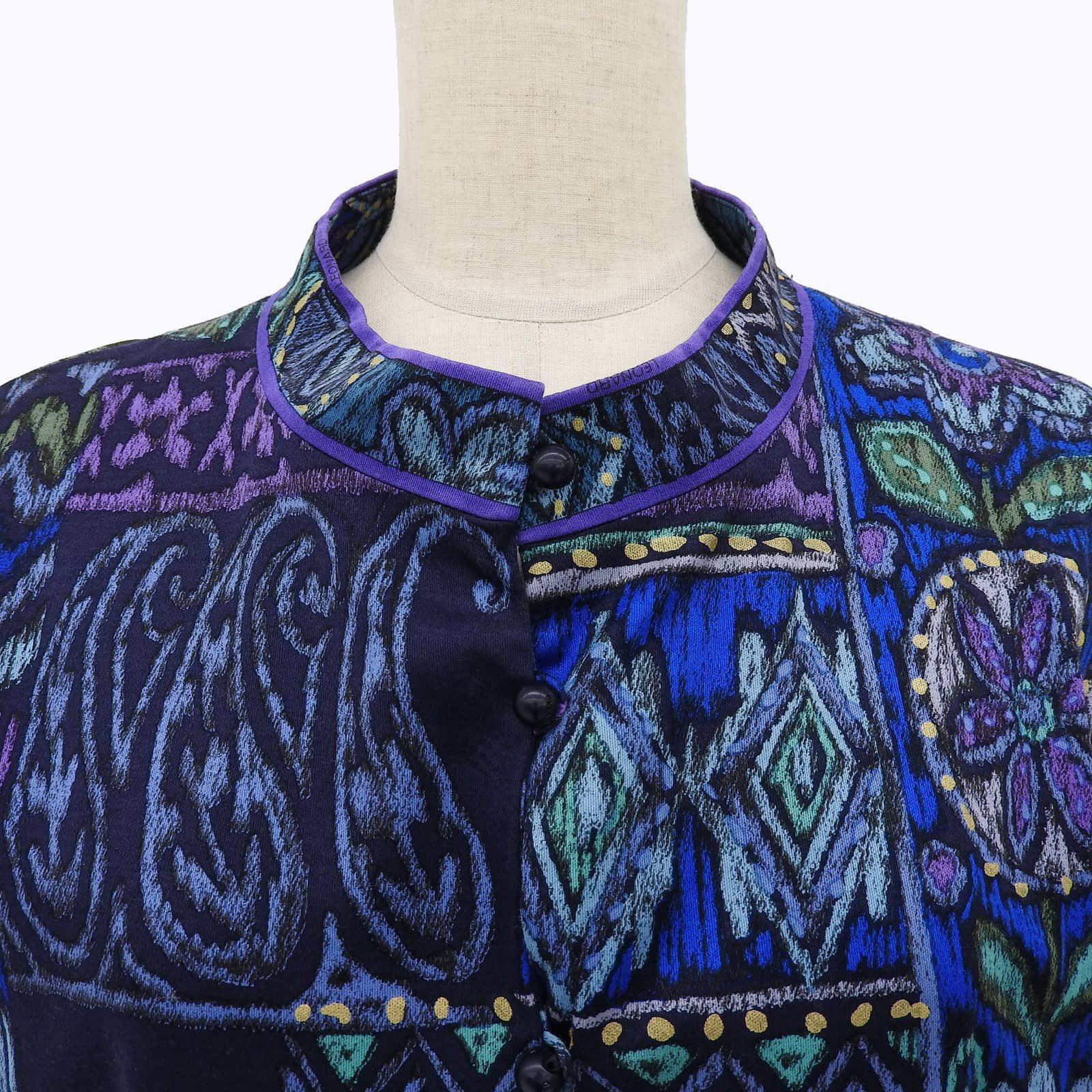 Other Other LEONARD FASHION Long Sleeve Pattern Shirt Others Tops 0339113 DUTY FREE for USA Size ONE SIZE - 3 Thumbnail