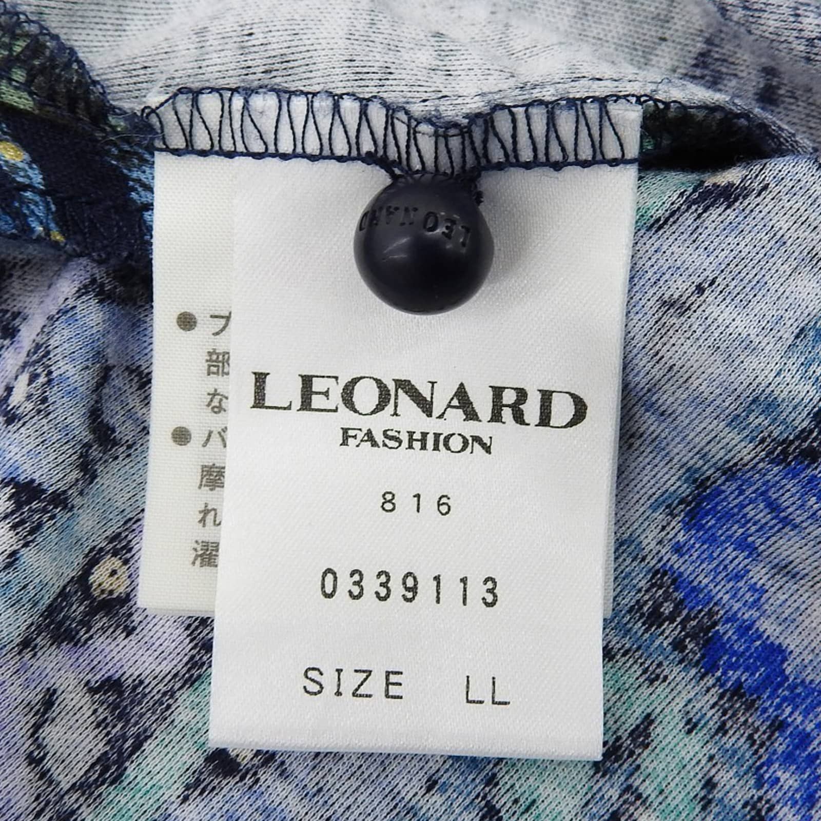 Other Other LEONARD FASHION Long Sleeve Pattern Shirt Others Tops 0339113 DUTY FREE for USA Size ONE SIZE - 7 Thumbnail