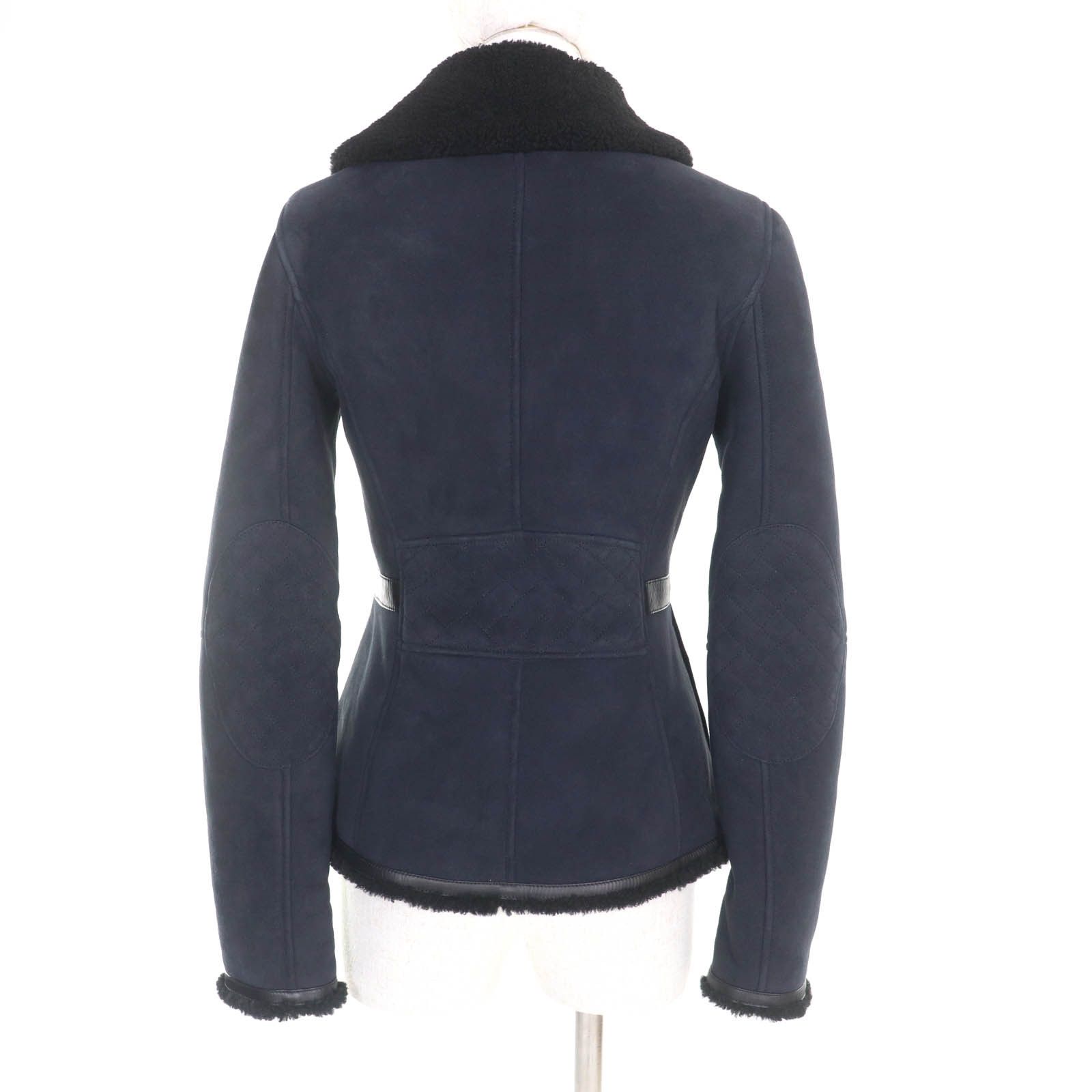 Hermes Hermes Hermes Lamb Fur Shearling Jacket Leather Outerwear DUTY FREE for USA Size ONE SIZE - 3 Thumbnail