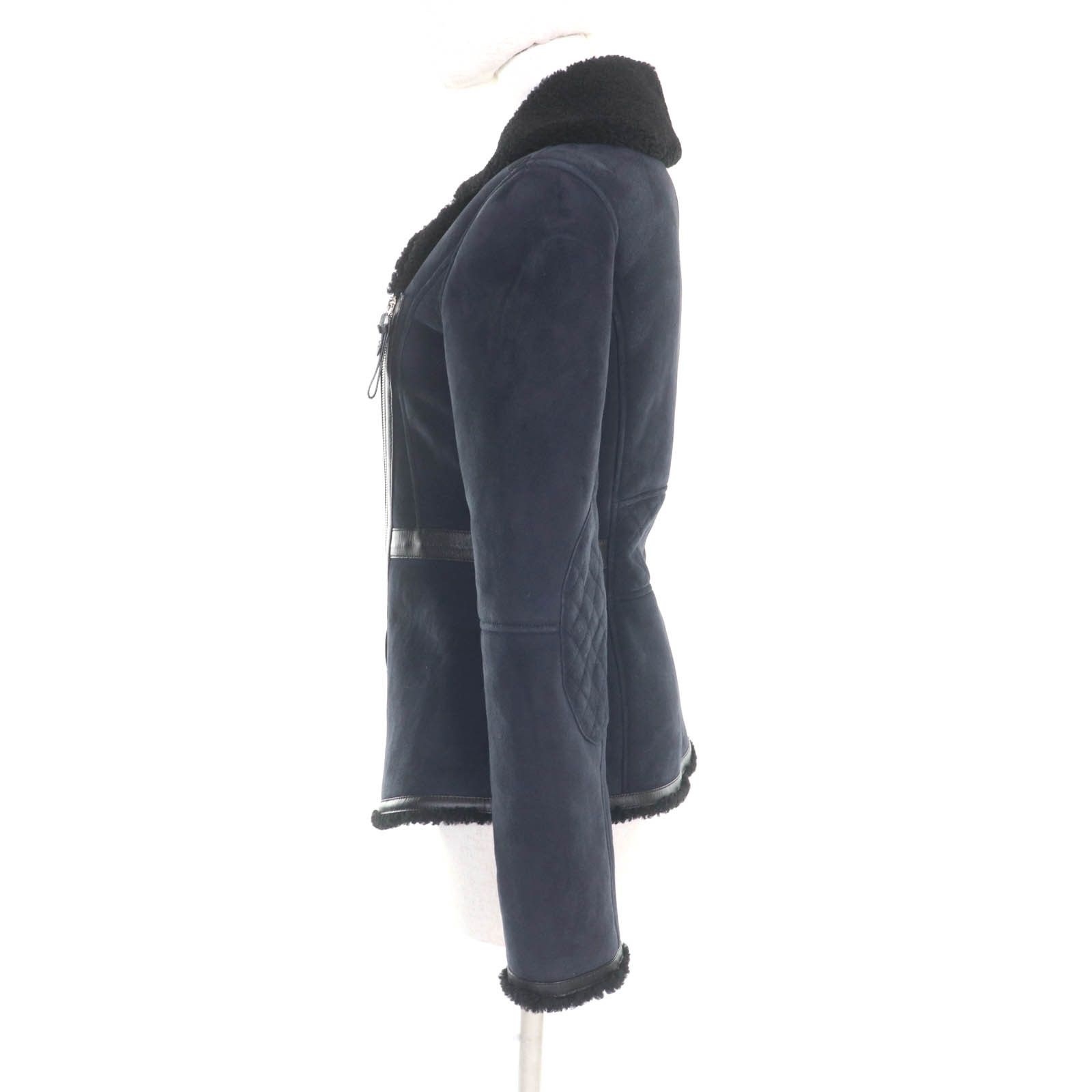 Hermes Hermes Hermes Lamb Fur Shearling Jacket Leather Outerwear DUTY FREE for USA Size ONE SIZE - 2 Thumbnail