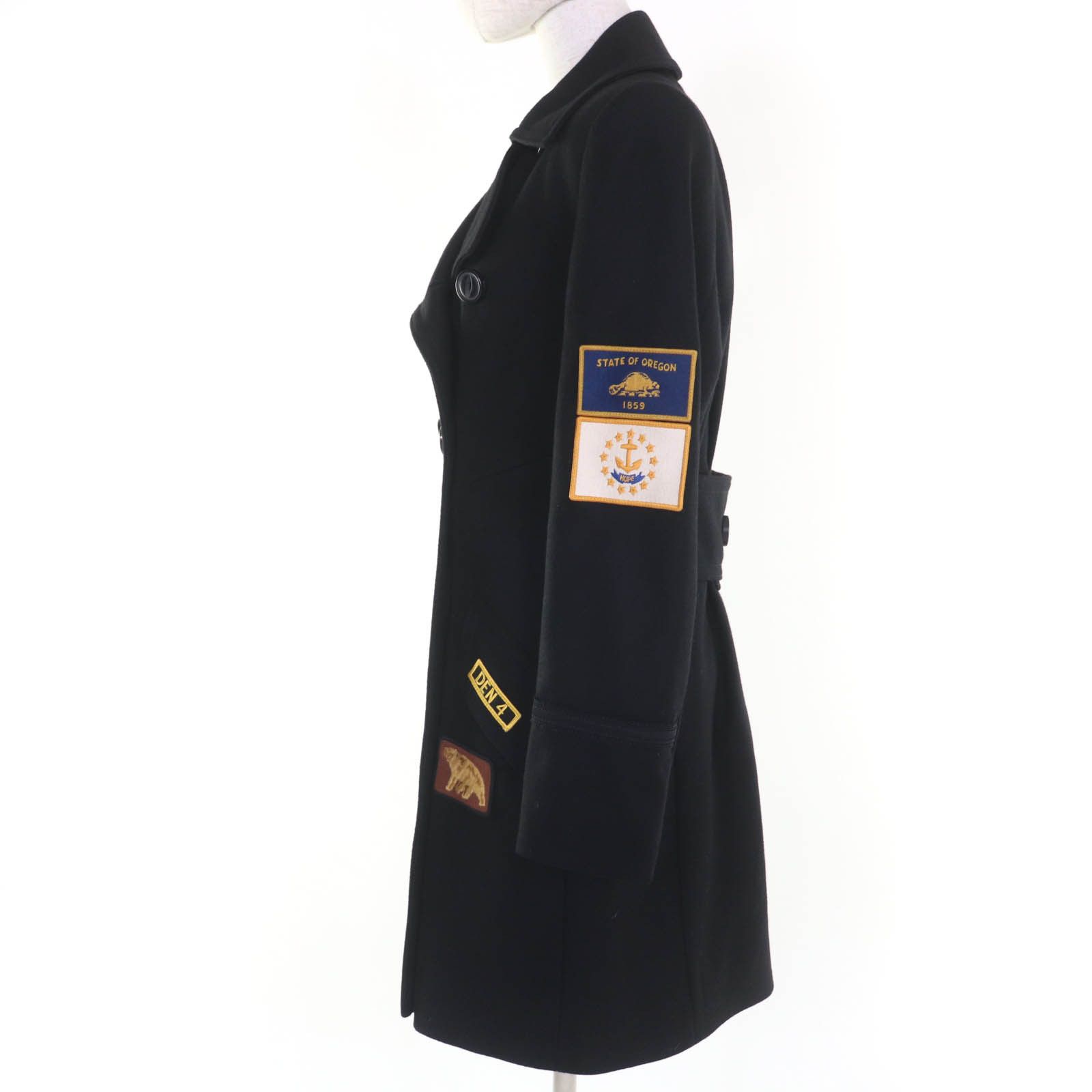 Coach Coach COACH Wool Coat Leather Outerwear DUTY FREE for USA Size ONE SIZE - 2 Thumbnail