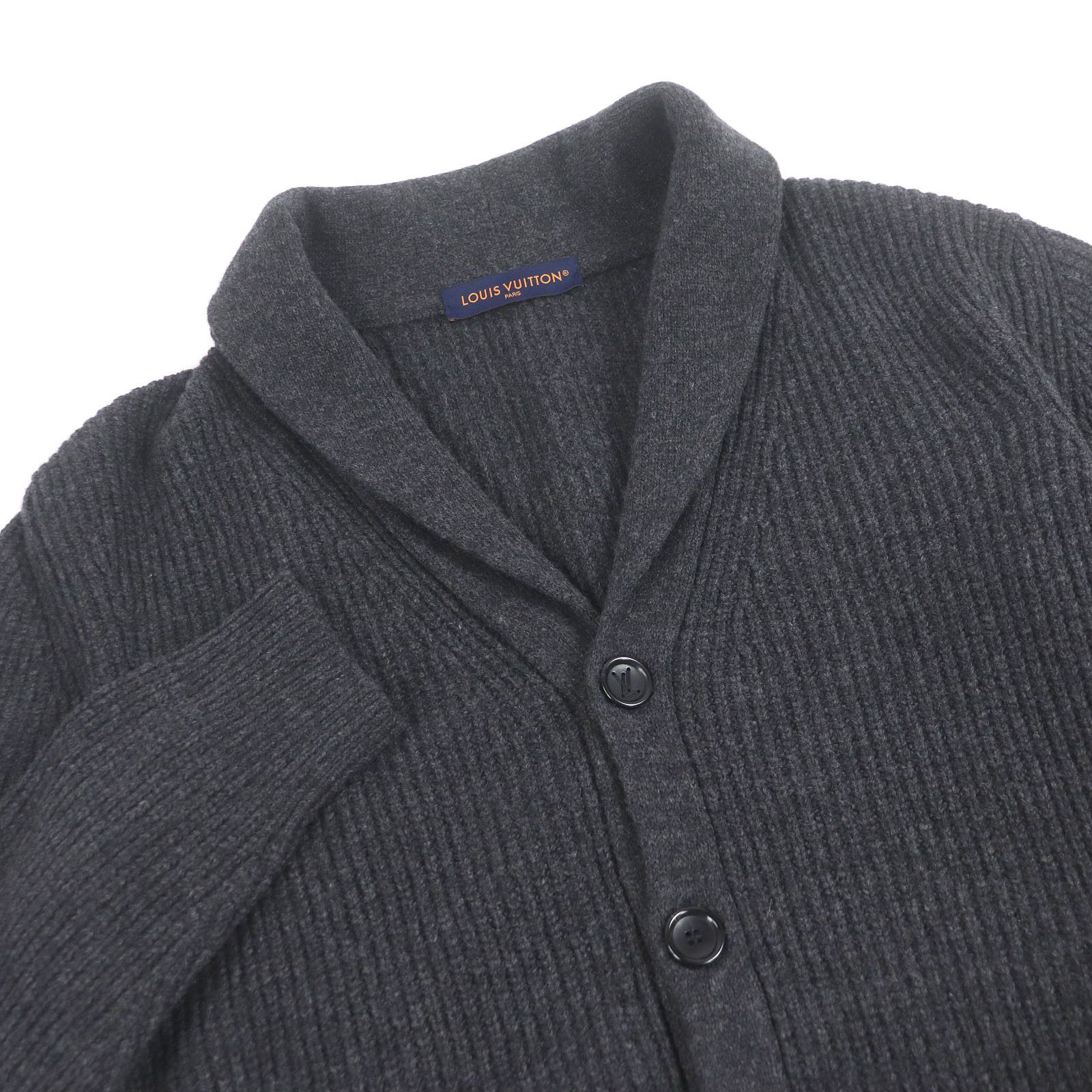 Louis Vuitton Louis Vuitton Louis Vuitton Wool Cardigan Cotton Tops DUTY FREE for USA Size ONE SIZE - 2 Thumbnail