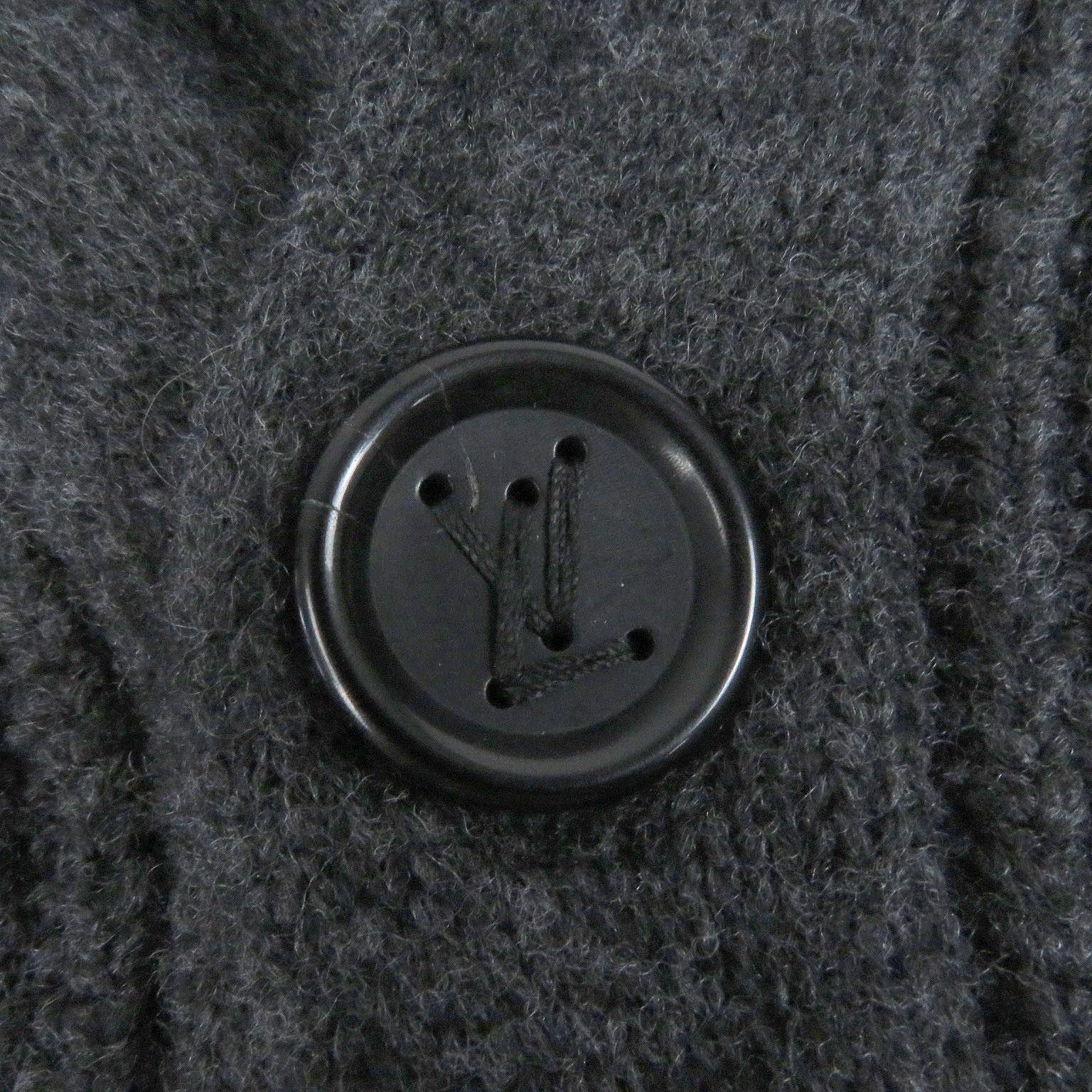 Louis Vuitton Louis Vuitton Louis Vuitton Wool Cardigan Cotton Tops DUTY FREE for USA Size ONE SIZE - 4 Thumbnail