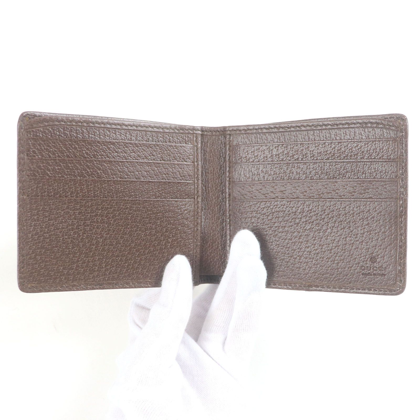 Gucci Gucci Gucci Jumbo GG Canvas Bifold Wallet Canvas Short Wallet 699308 DUTY FREE for USA Size ONE SIZE - 6 Thumbnail