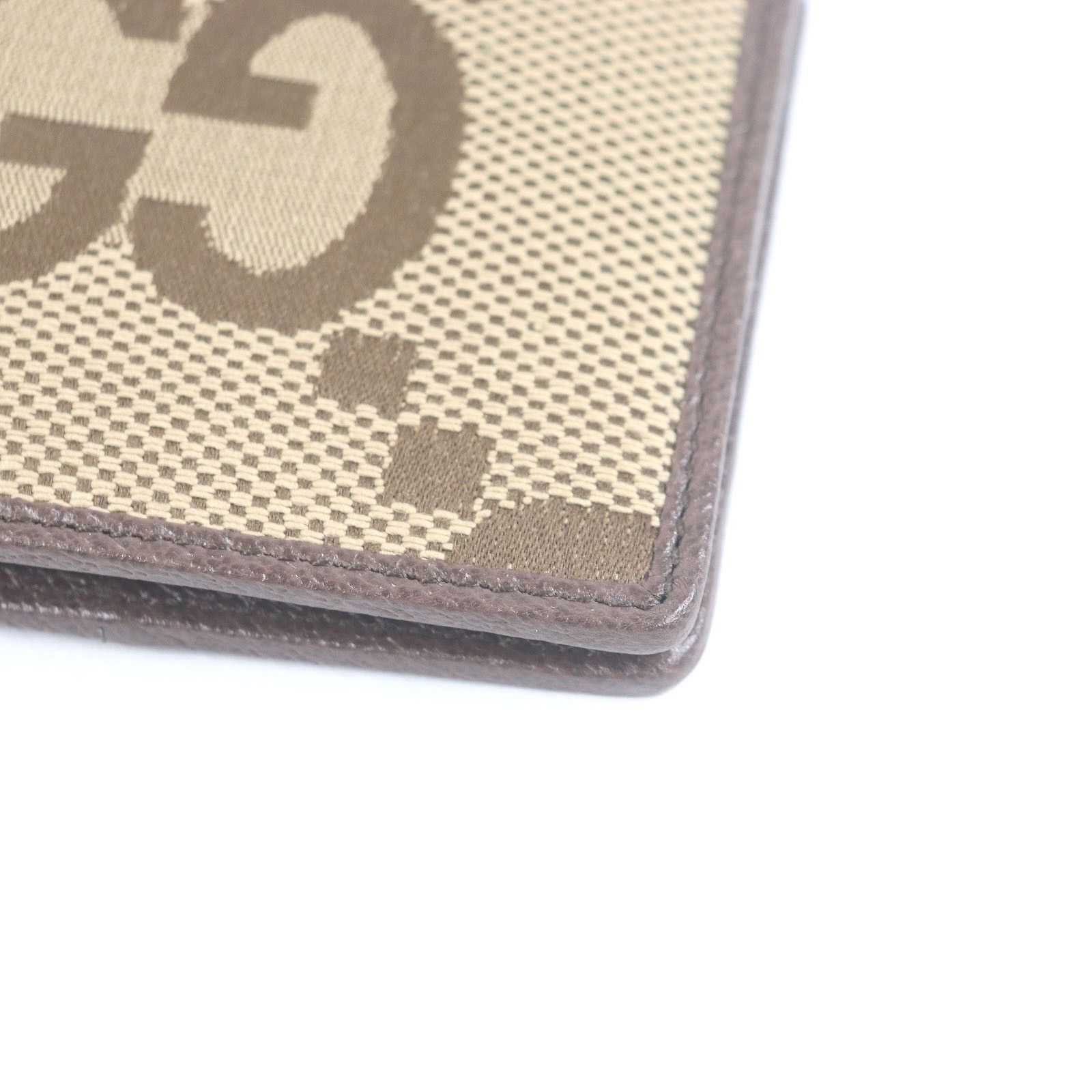 Gucci Gucci Gucci Jumbo GG Canvas Bifold Wallet Canvas Short Wallet 699308 DUTY FREE for USA Size ONE SIZE - 5 Thumbnail