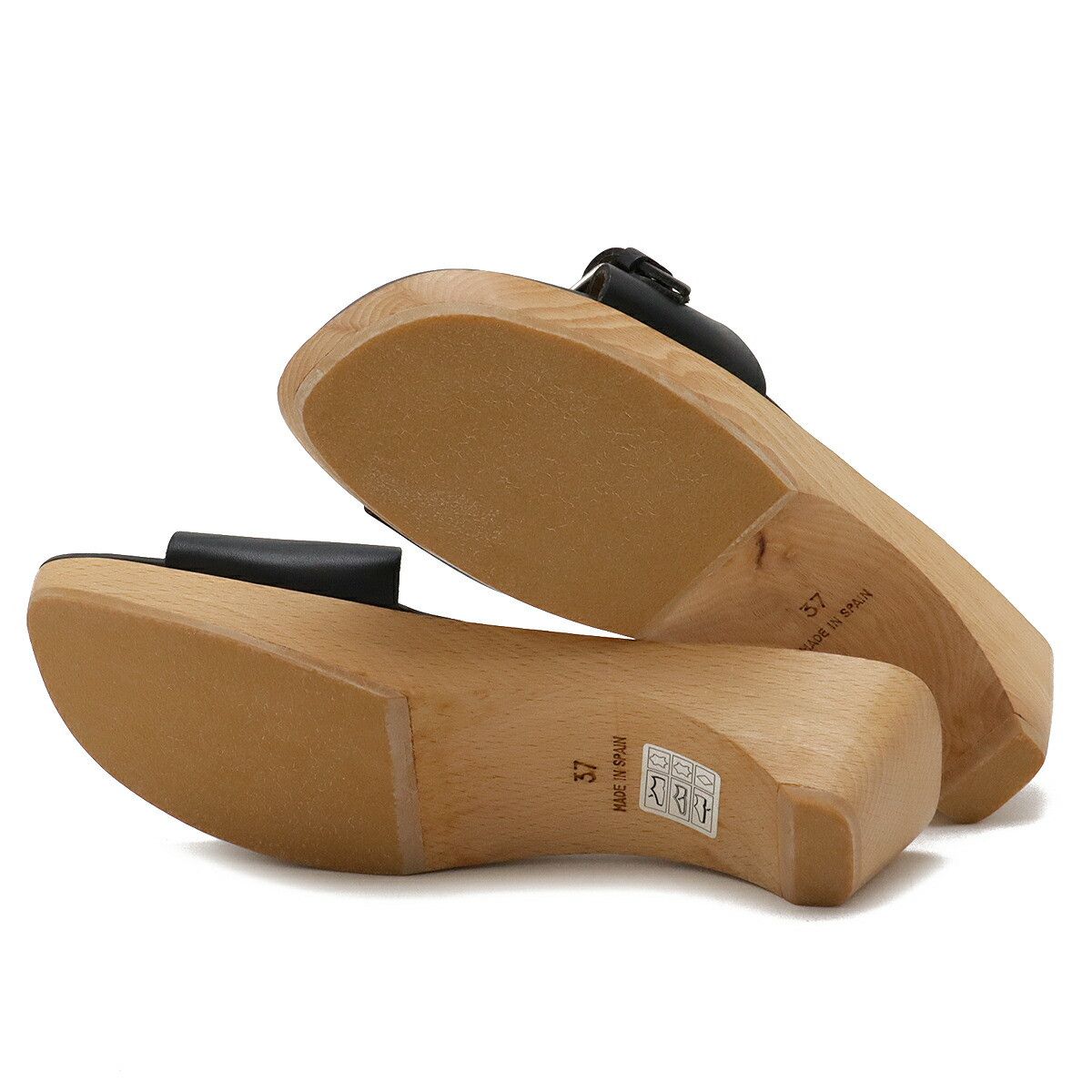 Hermes Hermes Hermes Wood Leather Mule Sandals Leather Shoes DUTY FREE for USA Size ONE SIZE - 5 Thumbnail