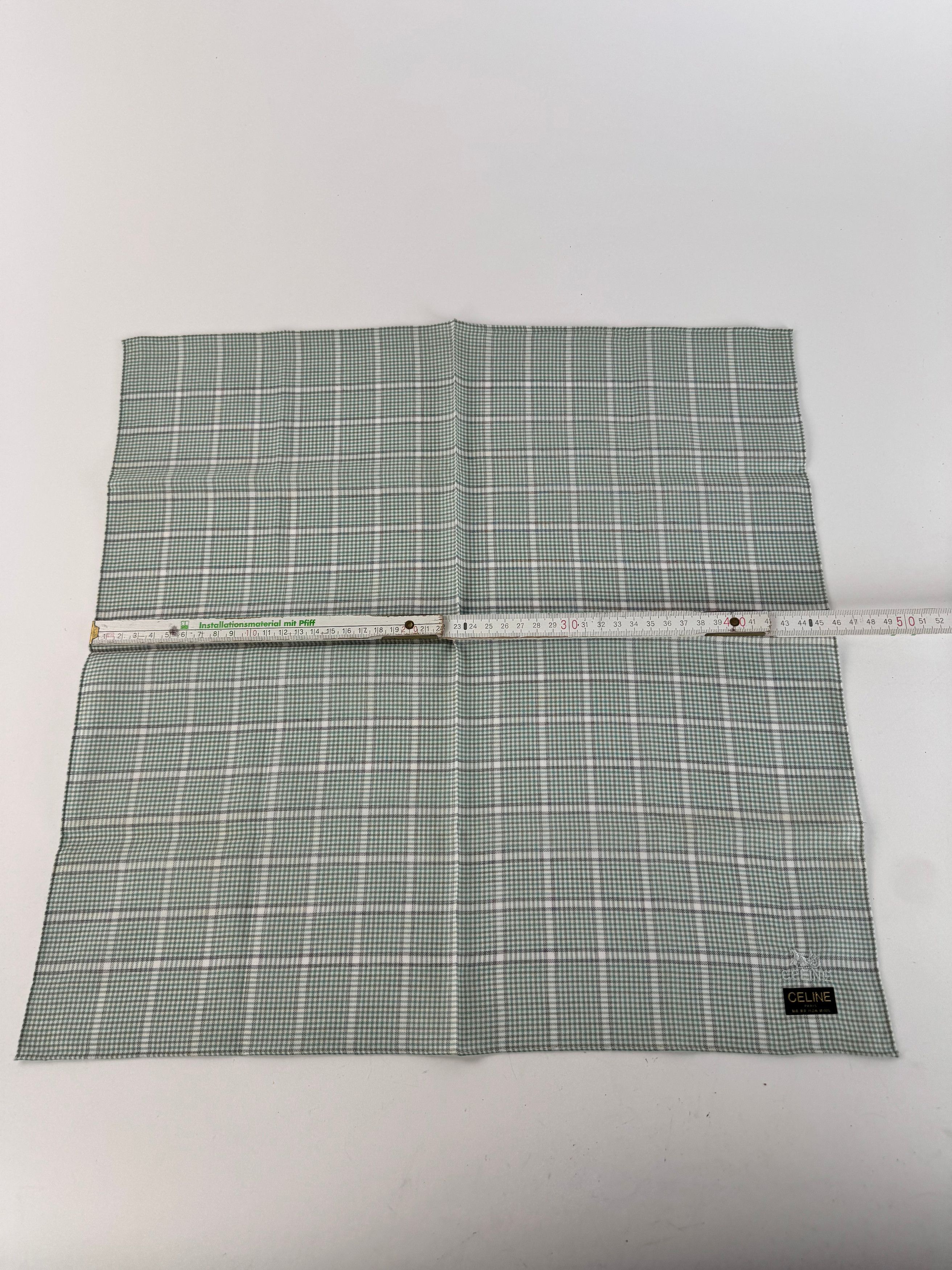 Celine Vintage Checked scarf grey white Size ONE SIZE - 3 Thumbnail
