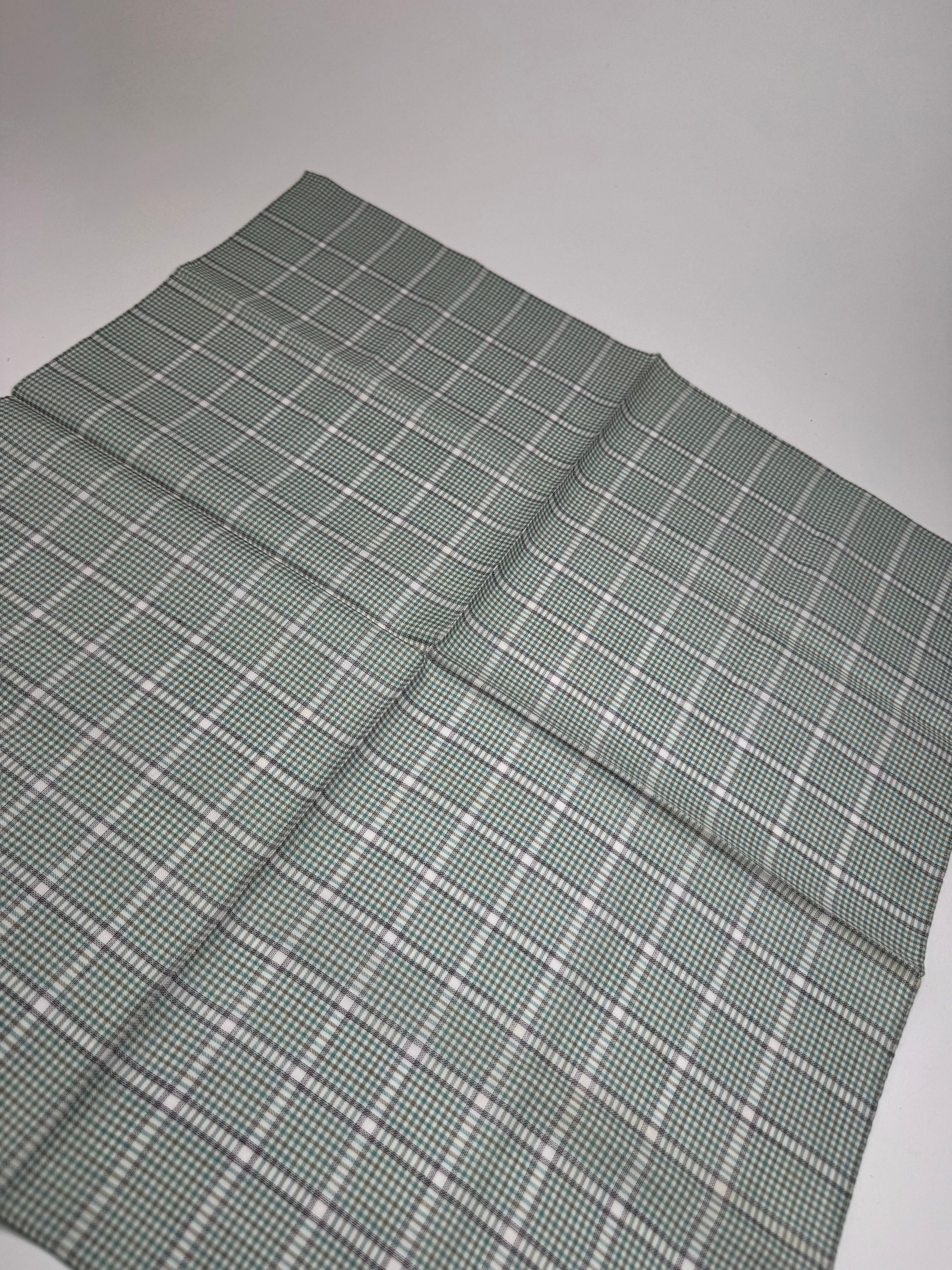 Celine Vintage Checked scarf grey white Size ONE SIZE - 7 Thumbnail