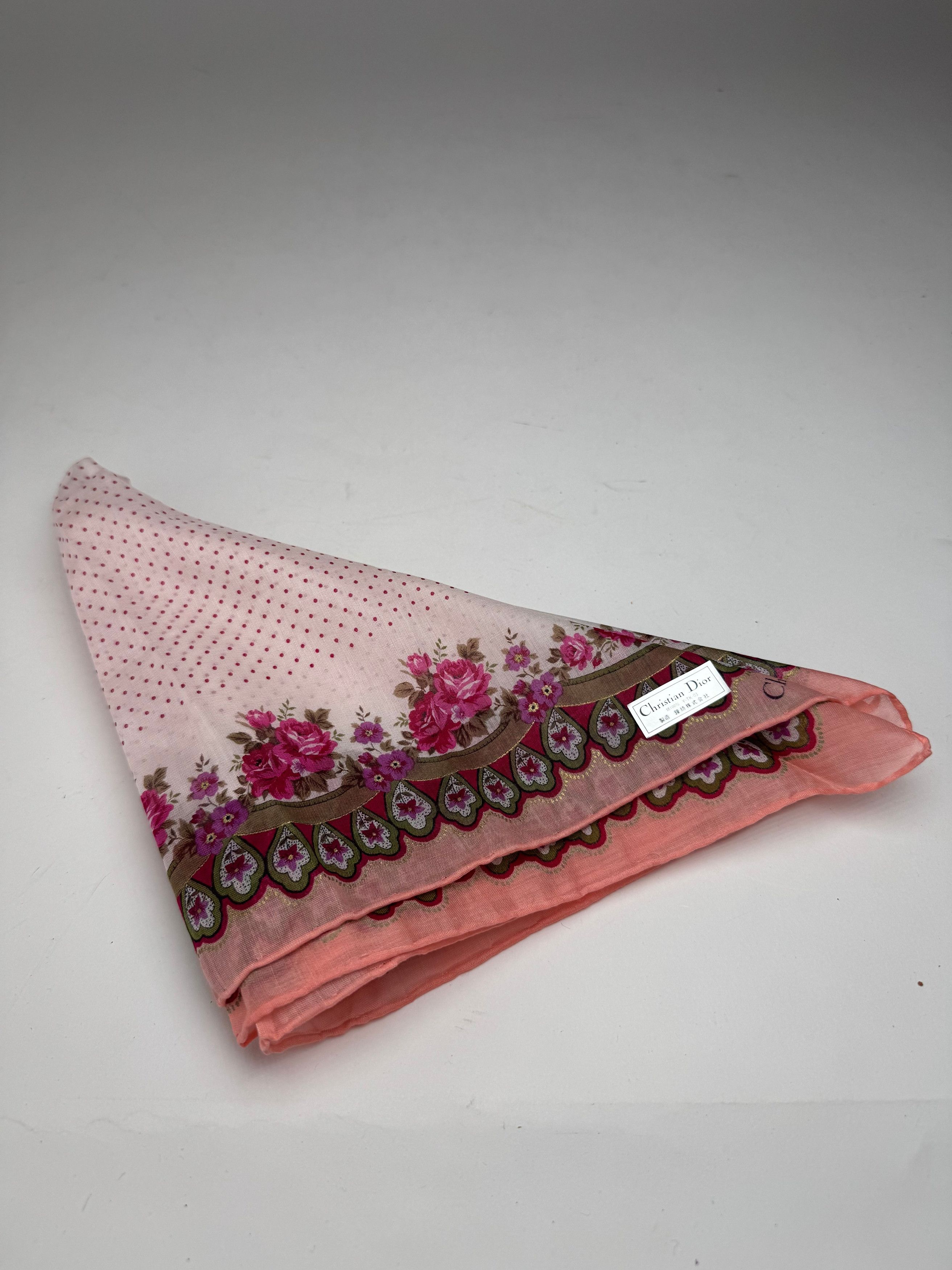 Dior Vintage Silk Scarf Size ONE SIZE - 8 Thumbnail