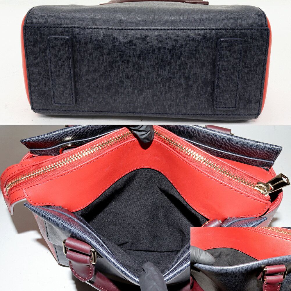 Paul Smith Paul Smith Paul Smith Calf 2way Tote Bag Leather Shoulder Bag DUTY FREE for USA Size ONE SIZE - 5 Thumbnail