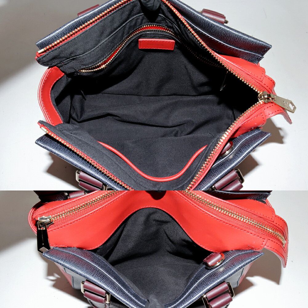 Paul Smith Paul Smith Paul Smith Calf 2way Tote Bag Leather Shoulder Bag DUTY FREE for USA Size ONE SIZE - 4 Thumbnail