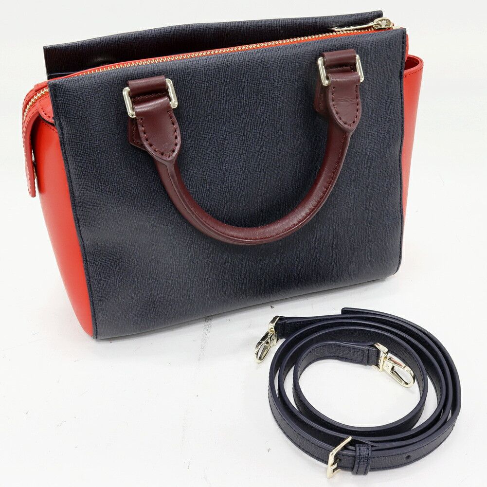 Paul Smith Paul Smith Paul Smith Calf 2way Tote Bag Leather Shoulder Bag DUTY FREE for USA Size ONE SIZE - 3 Thumbnail