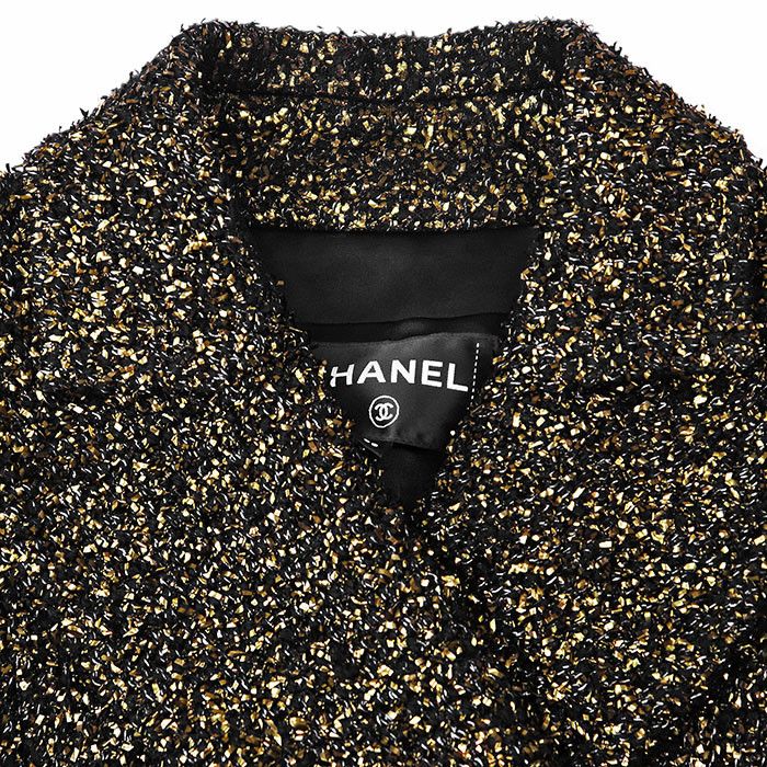 Chanel Chanel Chanel Métiers d’Art Paris-Egypte Metallic Tweed Coat Others Outerwear P61938 DUTY FREE for USA Size ONE SIZE - 6 Thumbnail