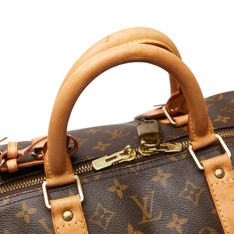 Louis Vuitton Louis Vuitton Louis Vuitton Keepall Monogram Travel Bag Canvas Travel Bag M41424 DUTY FREE for USA Size ONE SIZE - 8 Thumbnail