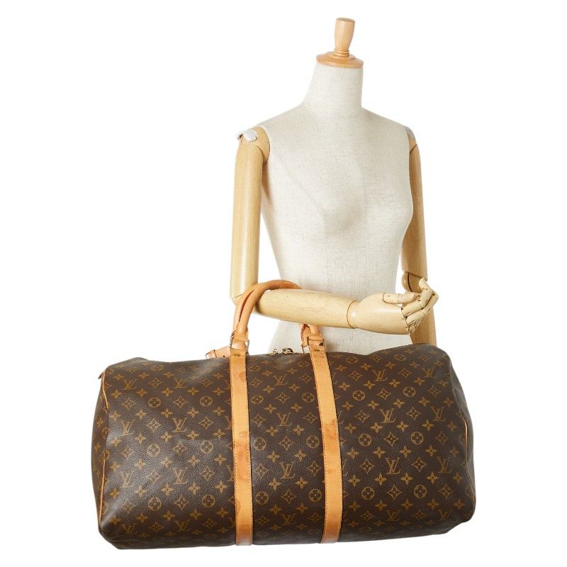 Louis Vuitton Louis Vuitton Louis Vuitton Keepall Monogram Travel Bag Canvas Travel Bag M41424 DUTY FREE for USA Size ONE SIZE - 14 Thumbnail