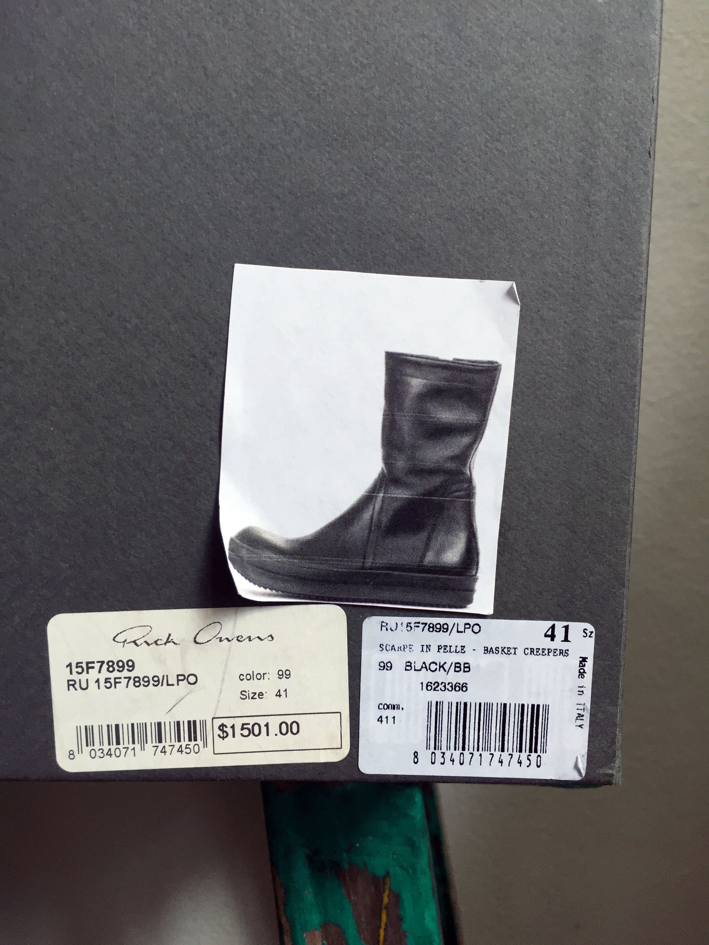 Rick owens basket creepers clearance