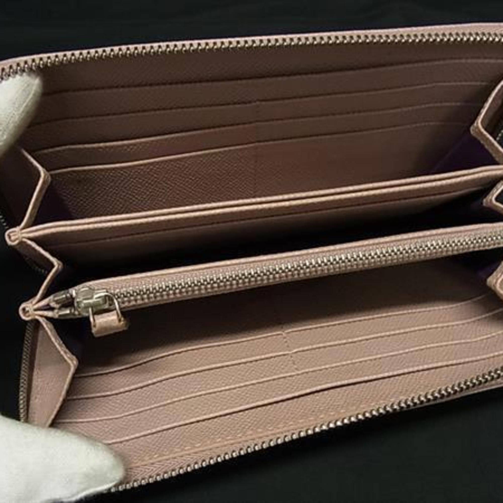 Bvlgari BVLGARI Round Long Wallet 36935 Pink Leather Women's Size ONE SIZE - 4 Thumbnail