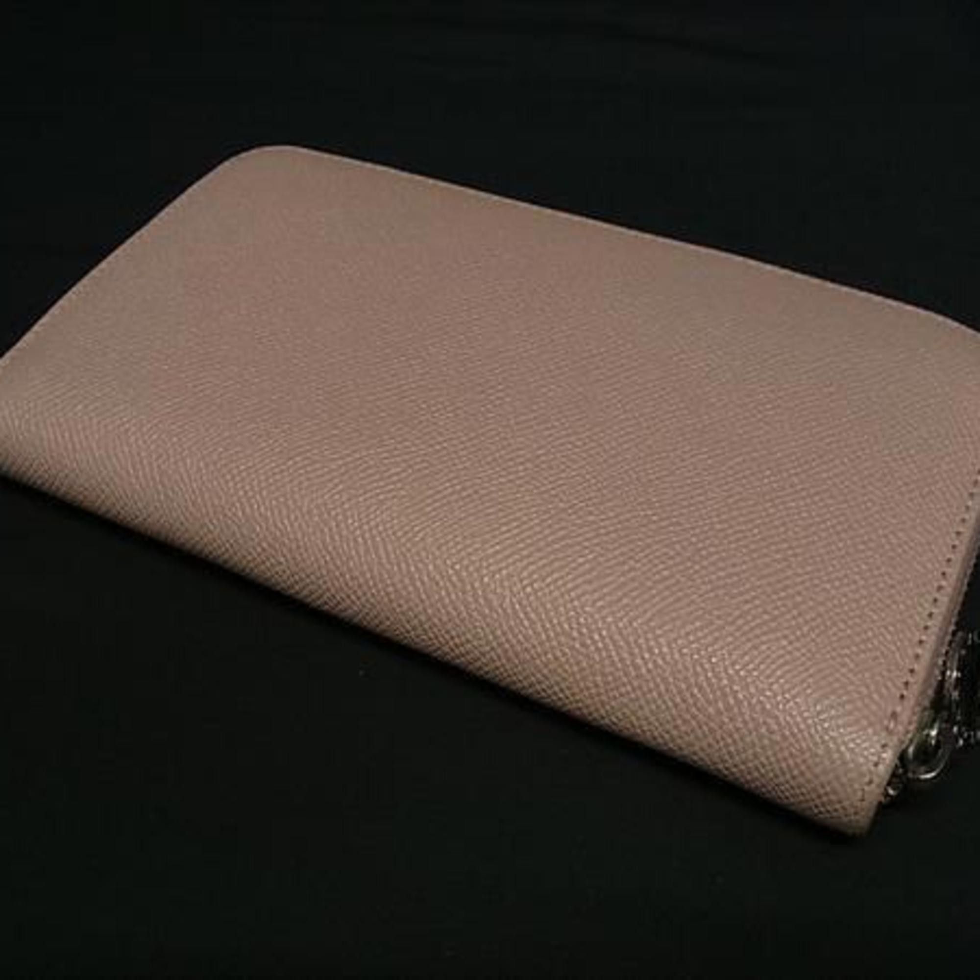 Bvlgari BVLGARI Round Long Wallet 36935 Pink Leather Women's Size ONE SIZE - 3 Thumbnail