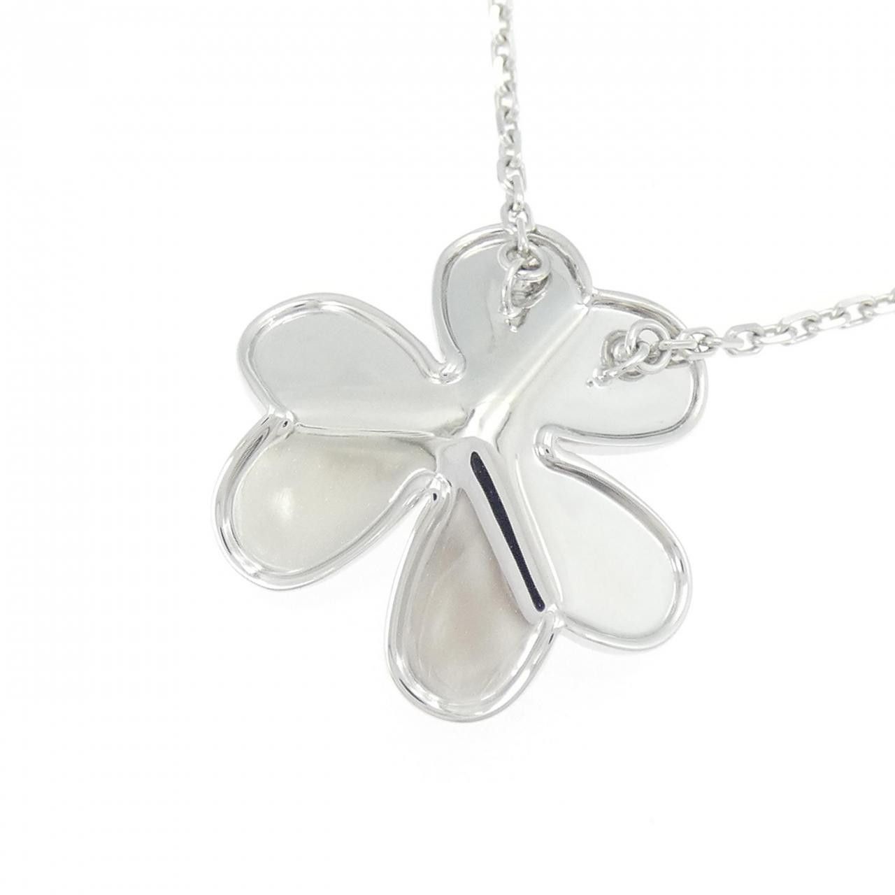 Van Cleef & Arpels Van Cleef & Arpels Van Cleef & Arpels Frivole Large 750 White Gold Diamond Necklace Metal Necklace VCARD25300 DUTY FREE for USA Size ONE SIZE - 4 Thumbnail