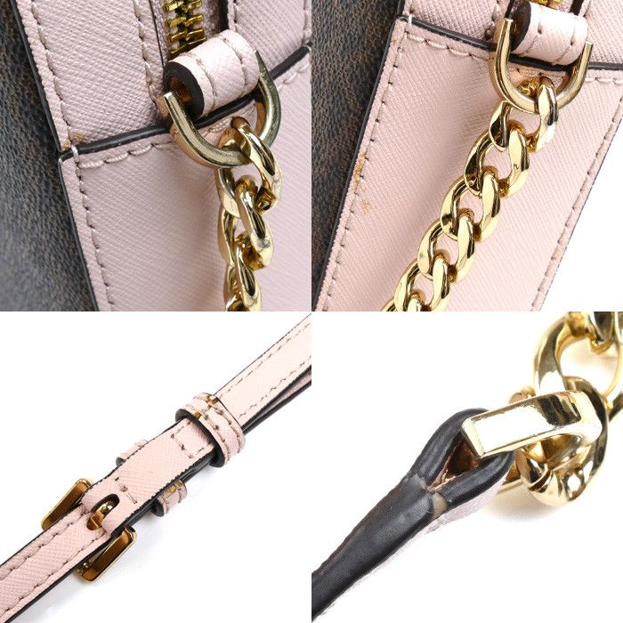 Michael Kors Michael Kors Michael Kors JET SET ITEM EW Coated Canvas Shoulder Bag Canvas Crossbody Bag 35F8GTTC3B DUTY FREE for USA Size ONE SIZE - 6 Thumbnail