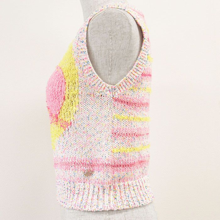 Chanel Chanel Chanel P76454 Cotton Blend Knit Vest Cotton Tops P76454 DUTY FREE for USA Size ONE SIZE - 7 Thumbnail