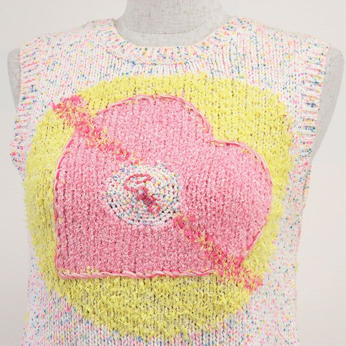 Chanel Chanel Chanel P76454 Cotton Blend Knit Vest Cotton Tops P76454 DUTY FREE for USA Size ONE SIZE - 2 Thumbnail