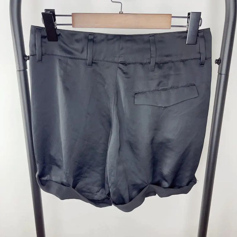 Prada Prada Women's Black Polyester Shorts Size 23" - 2 Thumbnail