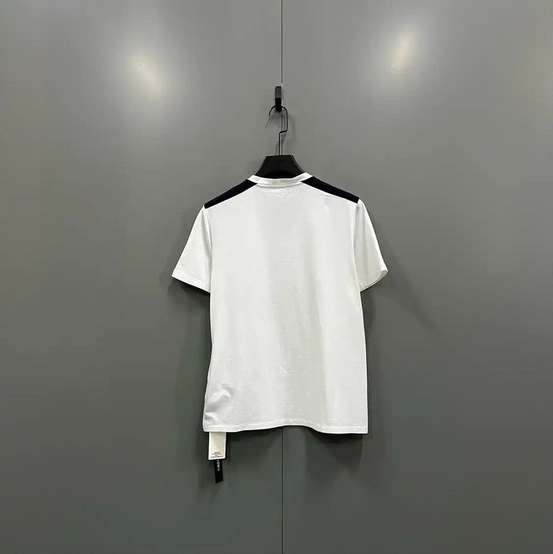Prada Prada Summer White Cotton Short Sleeve T-Shirt Size M / US 6-8 / IT 42-44 - 3 Thumbnail