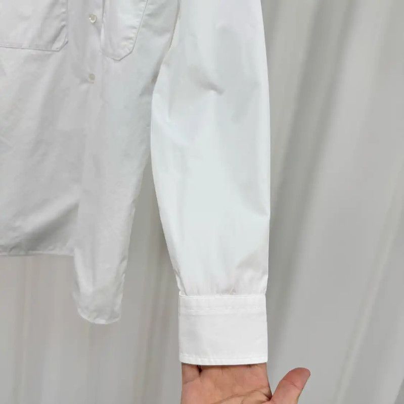Prada Prada Women's White Long Sleeve Shirt Size S / US 4 / IT 40 - 4 Thumbnail