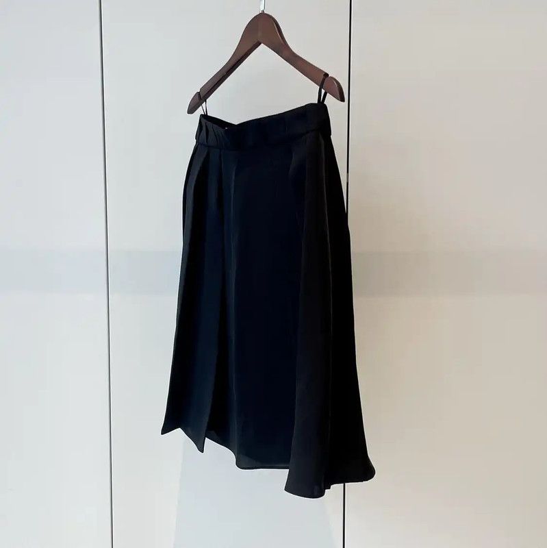 Prada Prada Black Summer Midi Skirt for Women Size 22" - 3 Thumbnail