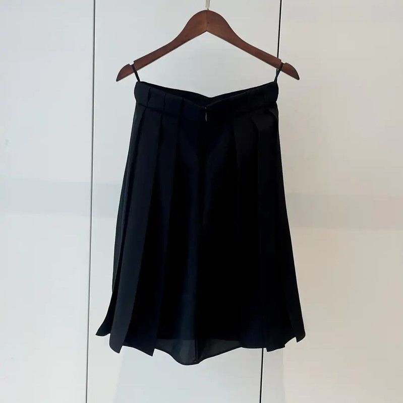 Prada Prada Black Summer Midi Skirt for Women Size 22" - 4 Thumbnail