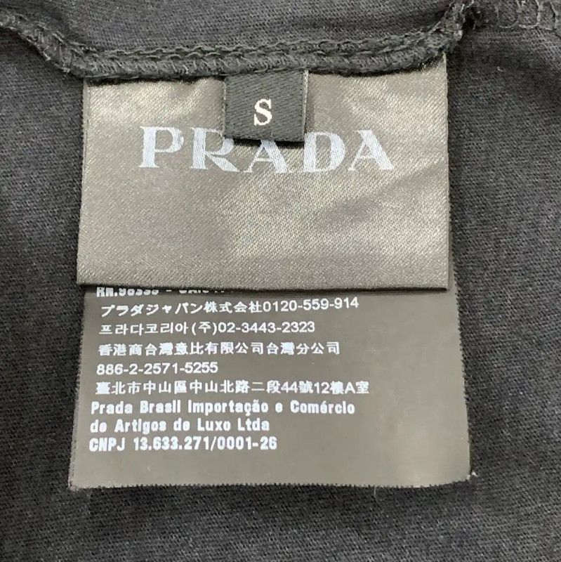 Prada Prada Black Cotton Women's T-Shirt Size S / US 4 / IT 40 - 6 Thumbnail