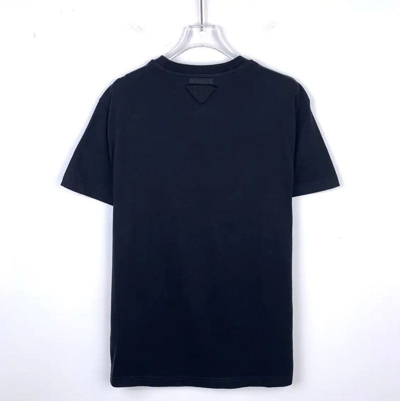 Prada Prada Black Cotton Women's T-Shirt Size S / US 4 / IT 40 - 2 Thumbnail