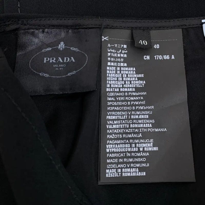 Prada Prada Black Women's Skirt Size 27" / US 4 / IT 40 - 6 Thumbnail