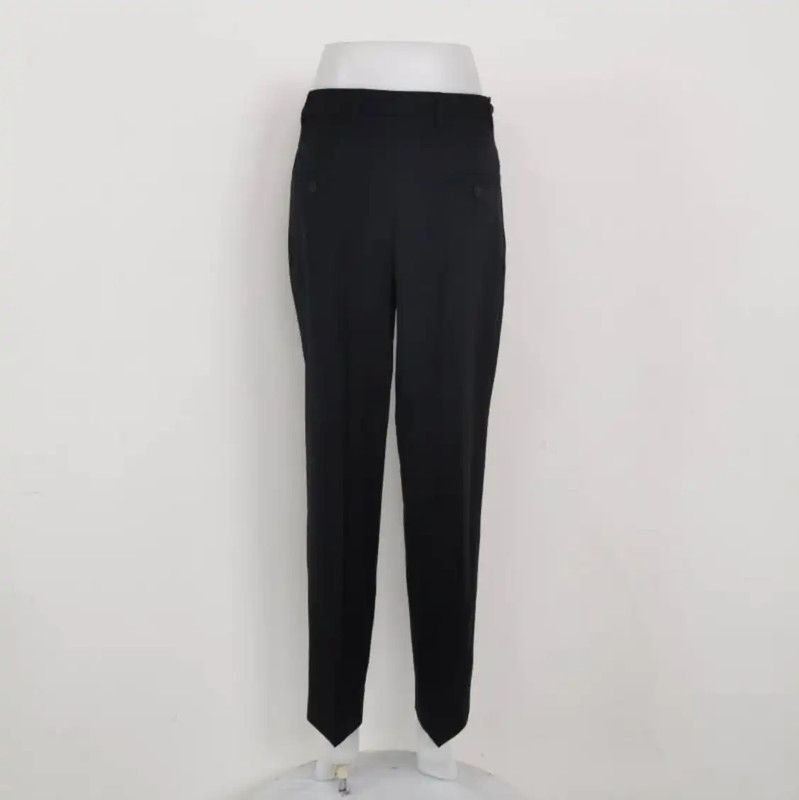 Prada Prada Black Wool Women's Casual Pants Size 23" - 2 Thumbnail