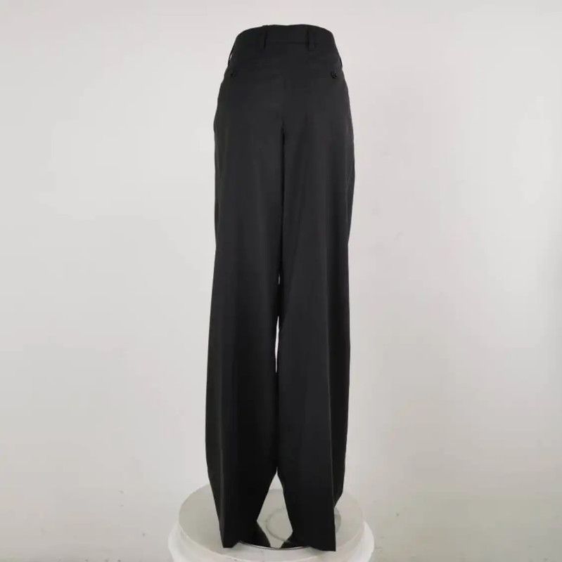 Prada Prada Black Knitted Women's Casual Trousers Size 30" / US 8 / IT 44 - 3 Thumbnail