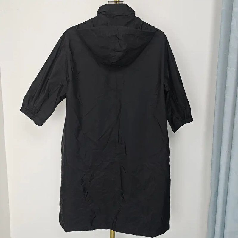 Prada Prada Black Nylon Lightweight Women's Jacket Size S / US 4 / IT 40 - 6 Thumbnail