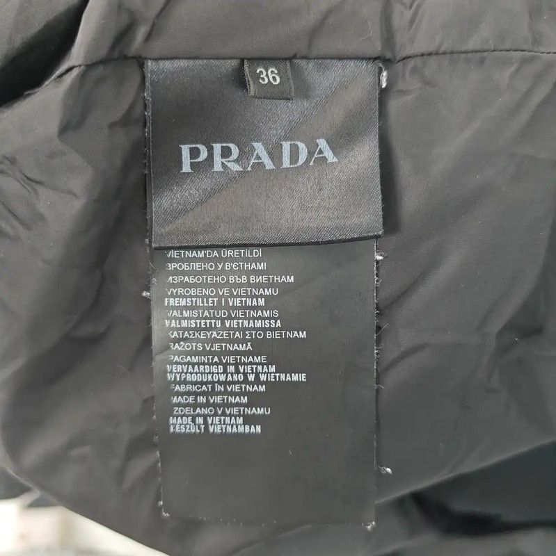 Prada Prada Black Nylon Lightweight Women's Jacket Size S / US 4 / IT 40 - 4 Thumbnail