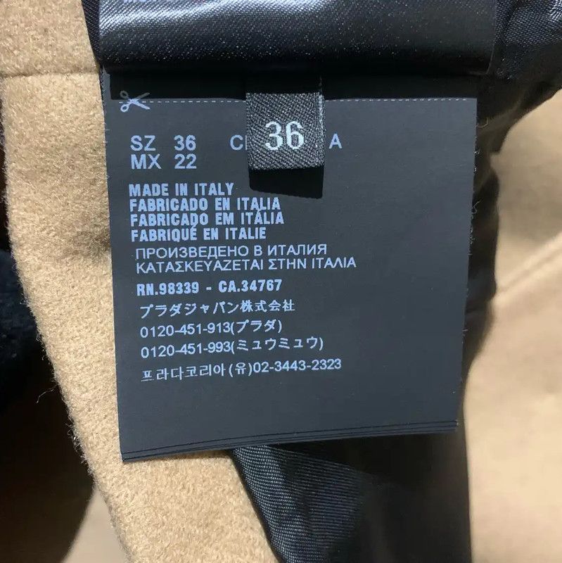 Prada Prada Brown Cotton Women's Jacket Size XXS / US 00 / IT 34 - 7 Thumbnail