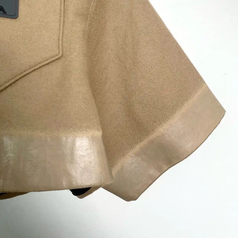 Prada Prada Brown Cotton Women's Jacket Size XXS / US 00 / IT 34 - 4 Thumbnail