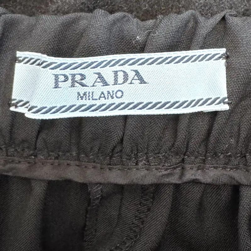 Prada Black Cotton Casual Pants for Women