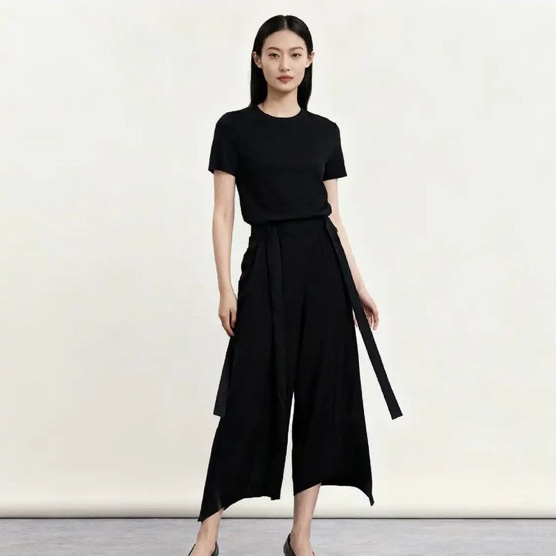 Prada Black Cotton Casual Pants for Women