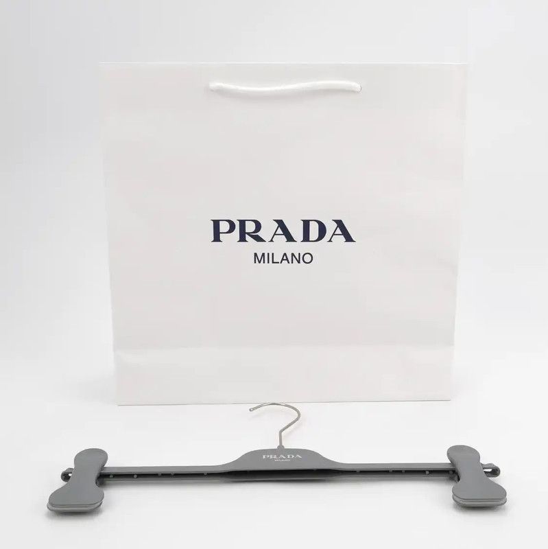 Prada Prada Khaki Cashmere Embroidered Logo Casual Pants Size 24" / US 00 / IT 34 - 6 Thumbnail