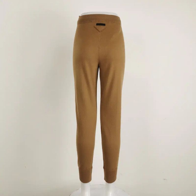 Prada Prada Casual Wool Logo Embroidered Pants Size 23" - 2 Thumbnail