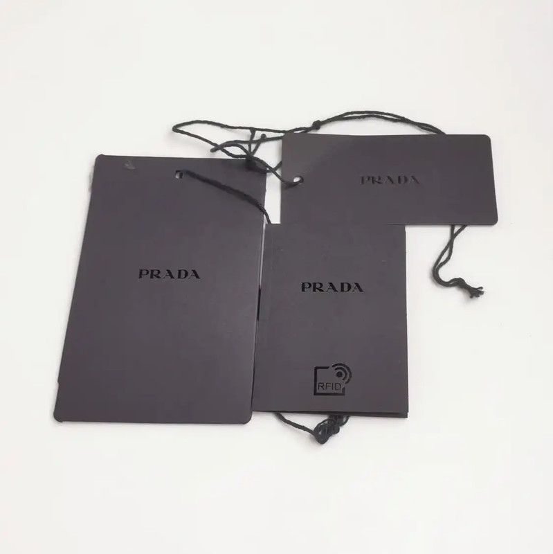 Prada Prada Black Polyester Embroidered Brand Logo Shorts Size 27" / US 4 / IT 40 - 4 Thumbnail