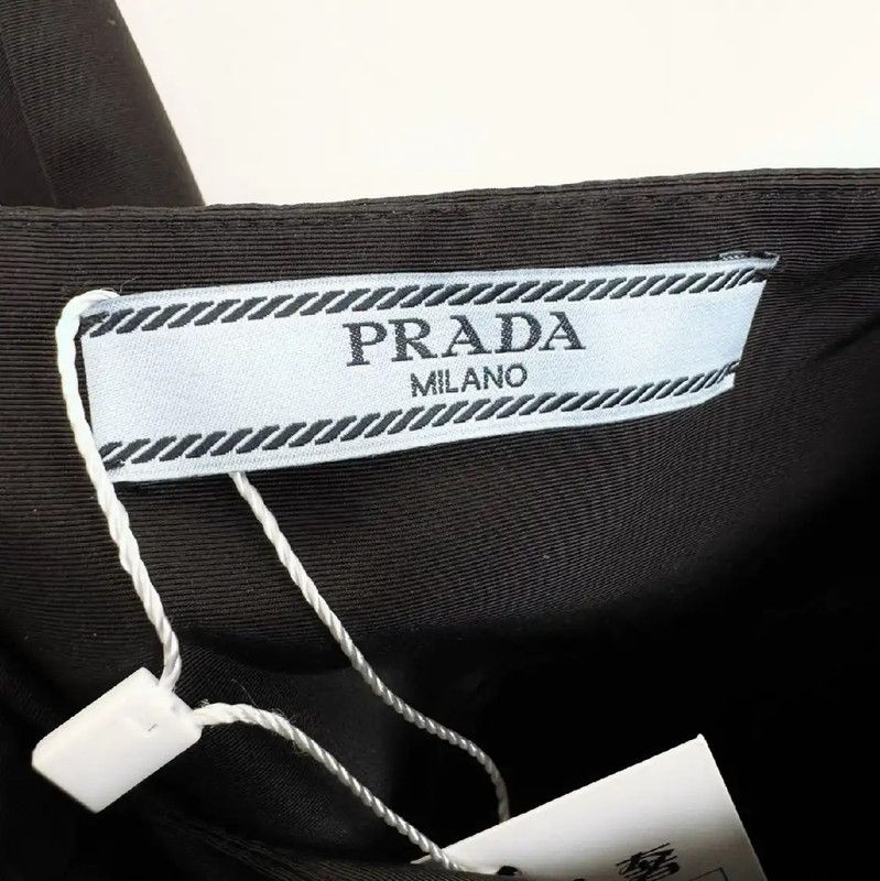 Prada Prada Black Summer Dress for Women Size XS / US 0-2 / IT 36-38 - 3 Thumbnail